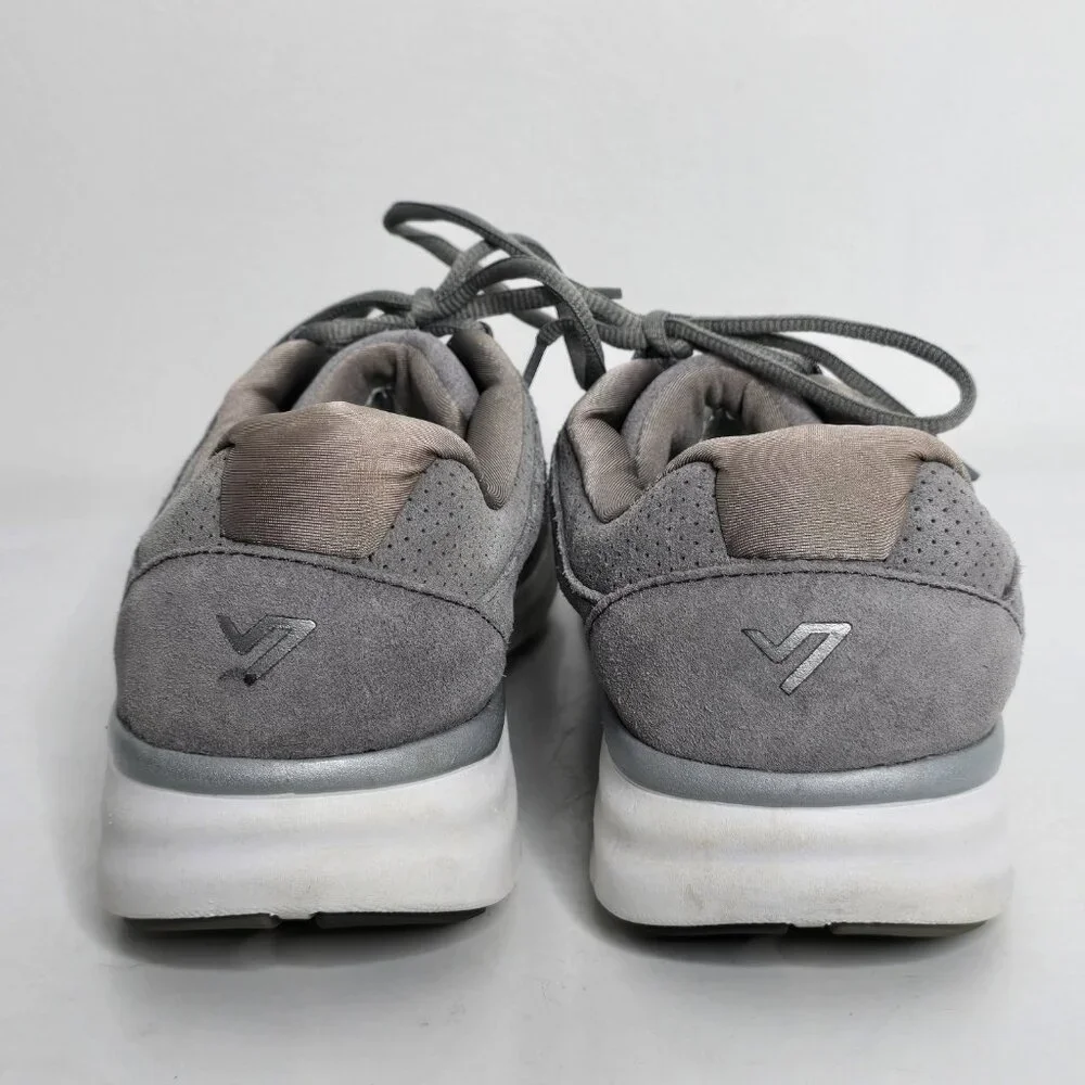 Vionic Womens Size 8.5 Revive 9264 Gray Suede Trainers Athletic Shoes